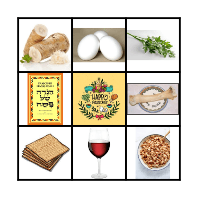 Passover Bingo Card