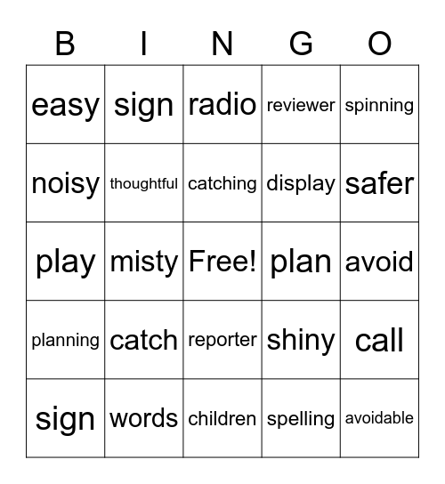 Blue bingo lesson 100-104 Bingo Card