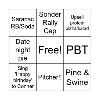 BINGO BOIS Bingo Card
