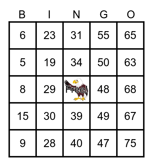 Fri-Yay BINGO...April 2022 Bingo Card