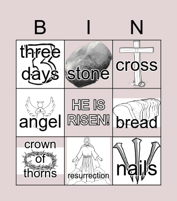 EASTER BINGO Card
