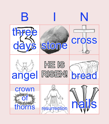 EASTER BINGO Card