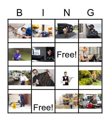 Vocabulary Bingo Card