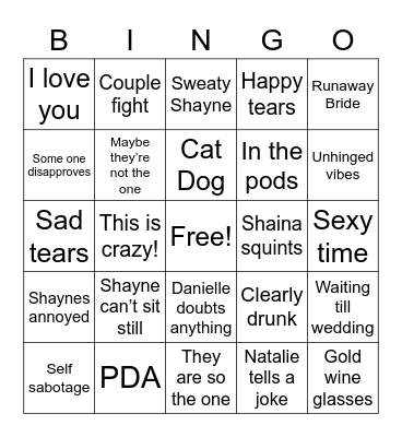 LIB Life! Bingo Card