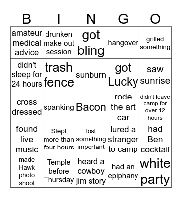 11:11 Bingo Card