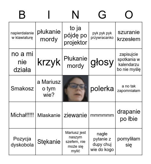 Agnieszka Bingo Card