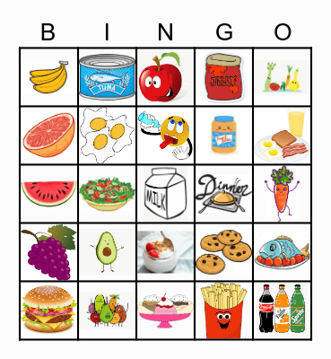 3.1 LA COMIDA Bingo Card