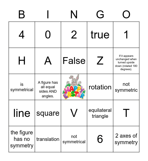 Fun Thursday Bingo Card