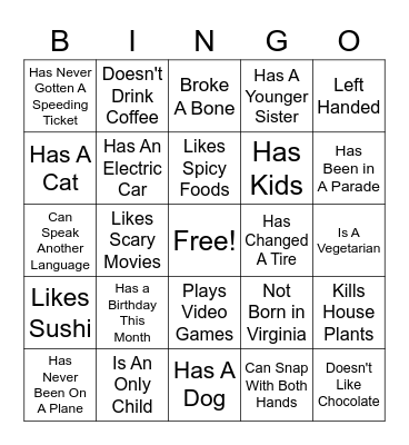 Find the MSR Bingo Card