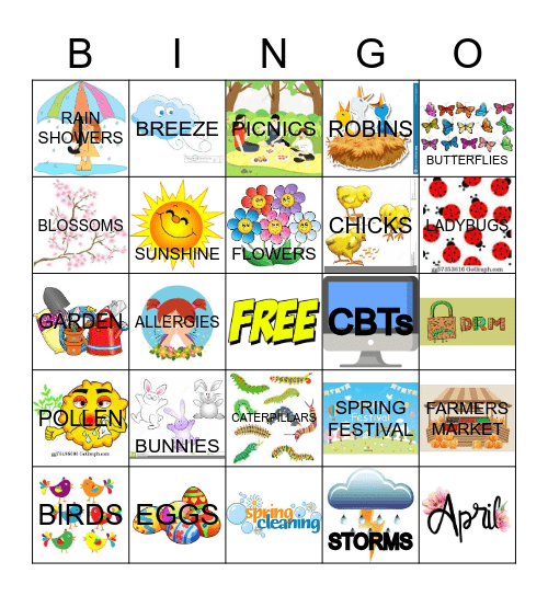 DOC DYNASTY WELCOMES SPRING Bingo Card