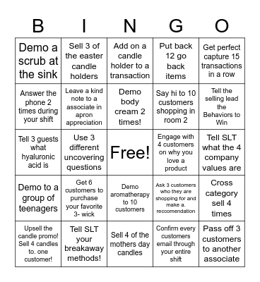 #1538 Bingo Card