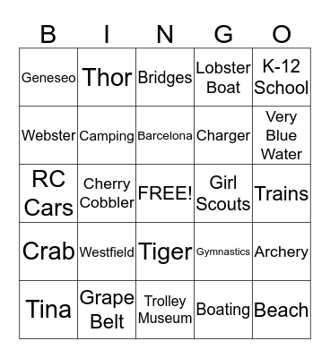About Mrs. C Bingo Card