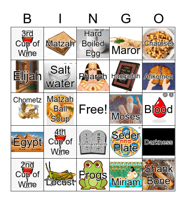 PASSOVER BINGO Card