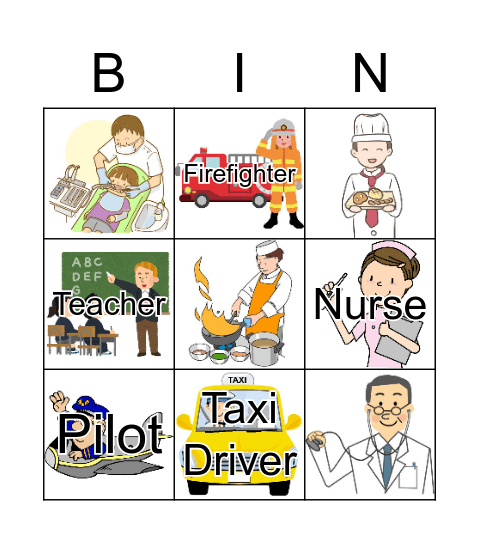 JOBS Bingo Card