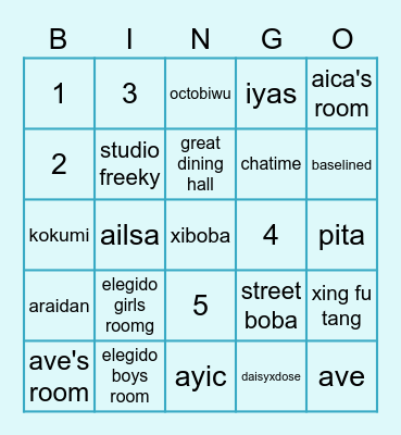 Ayu punya Bingo Card