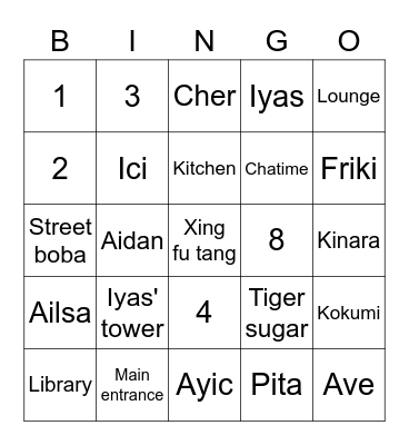 🦋 sepho's 🦋 Bingo Card