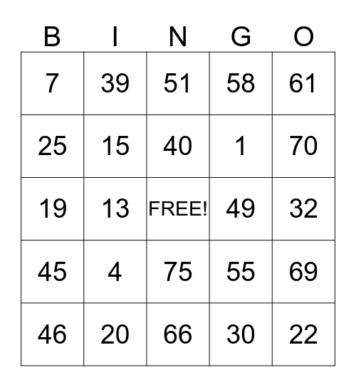 BIZY BE'S Bingo Card