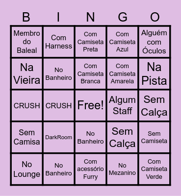 Bingo Bearbie (Abril 2022) Bingo Card