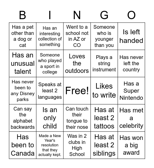 Student Success Bingo Fun Time Bingo Card