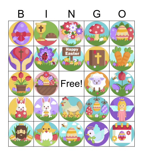 EK Easter Bingo Card