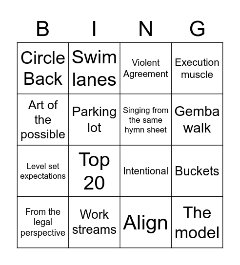 Exactech Bingo Card
