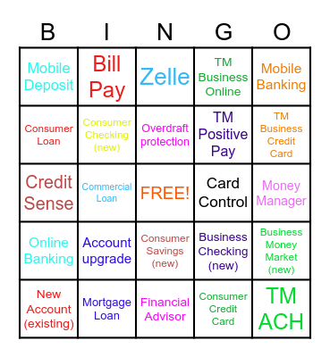 REFERRAL BINGO Card