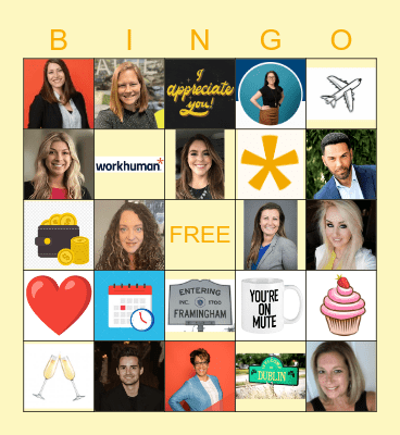 Workhuman EA Bingo! Bingo Card