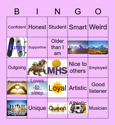 MHS Interactive BINGO Card