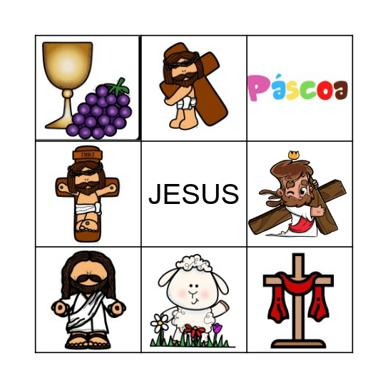 PÁSCOA Bingo Card