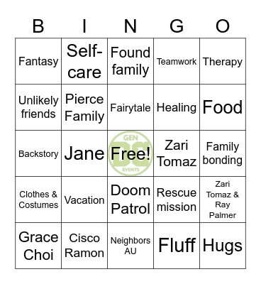 DCTVGen Bingocards 2022 Bingo Card