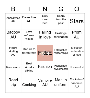 Hyunin Bingo Card