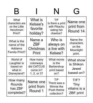 Zombie Bunny Easter Egg Bingo! Bingo Card