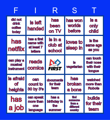 FIND SOMEONE WHO... Bingo Card