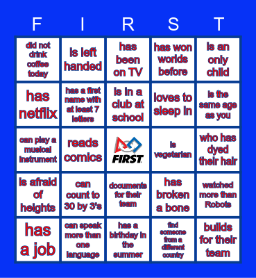 FIND SOMEONE WHO... Bingo Card