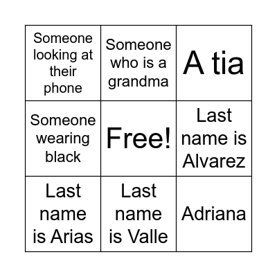 EASTER 2022 Bingo Card