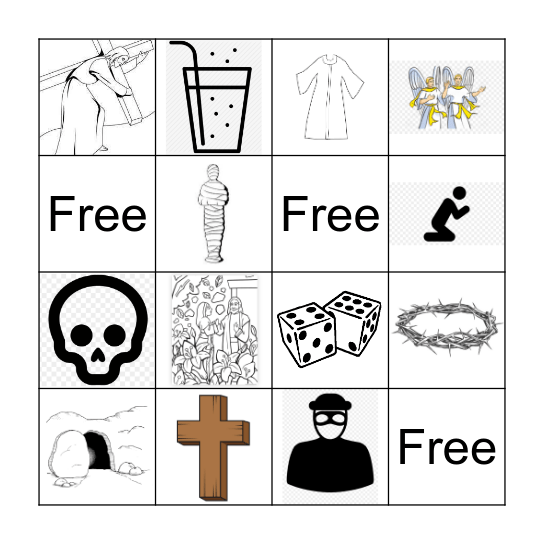 Easter Bingo Card