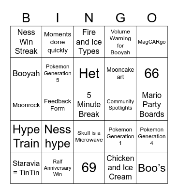 Cobalt Round 1 (Anniversary) Bingo Card