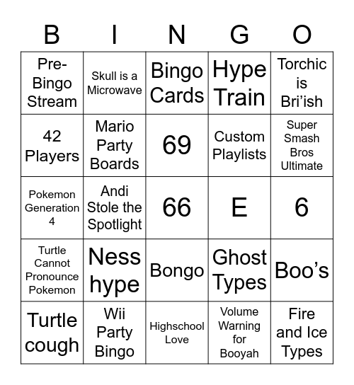 Deemo Round 2 (Anniversary) Bingo Card