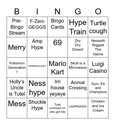 Imp (Magmortar) Round 2 [Anniversary] Bingo Card