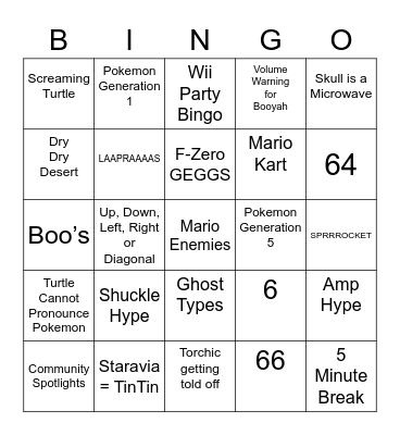 Nessetti (Cuten’t) Round 2 [Anniversary] Bingo Card