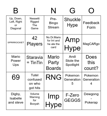 Markeles Round 1 [Anniversary] Bingo Card