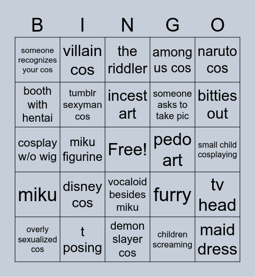 CON BINGO Card