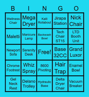 Belvedere Bingo Card