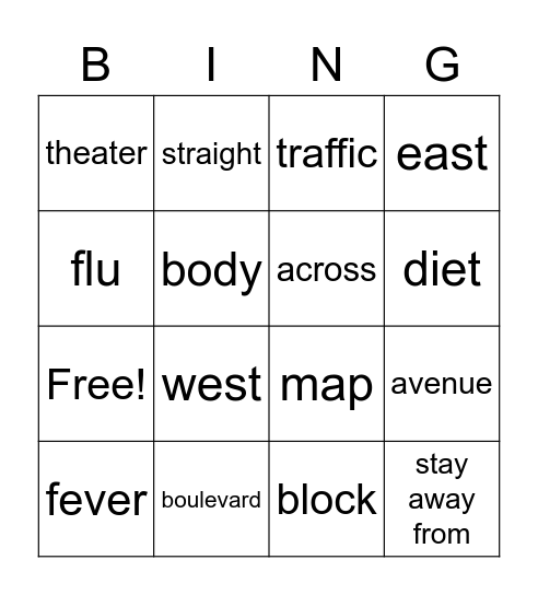 B12 L1~L2 Bingo Card