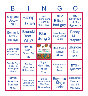 B & B B urn B ingo Bingo Card