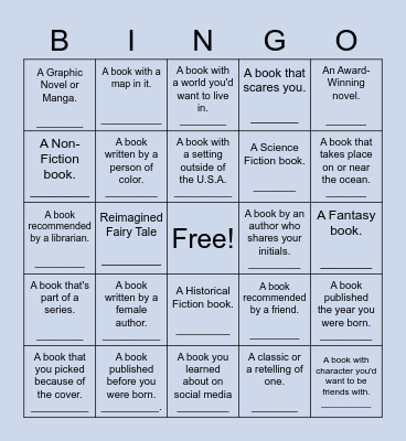 Teen Bingo 2022 Bingo Card