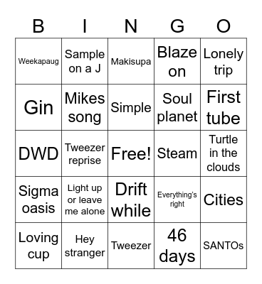 YEMSpringa Bingo Card