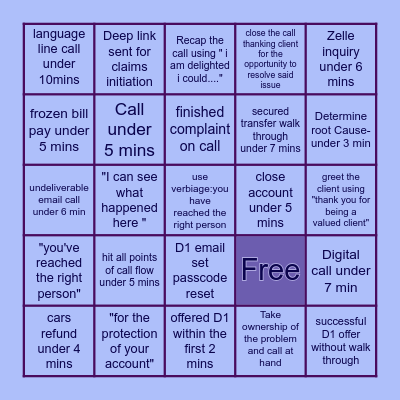 AHT BINGO! Bingo Card