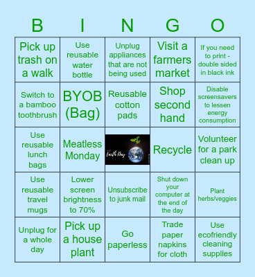 ECO BINGO Card