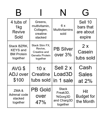 May BINGO Card